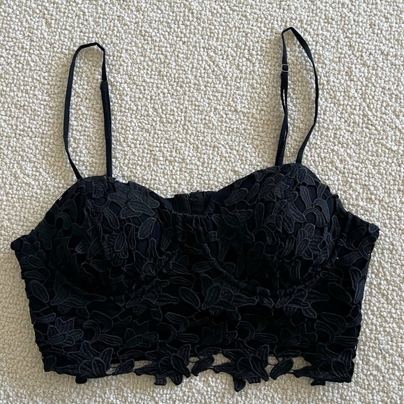 Floral Corset Bralette Top - Picture 1 of 3